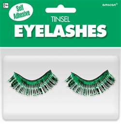 Green Tinsel Eyelashes