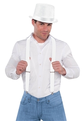 White Suspenders | Party Supplies