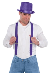 Purple Suspenders | Party Supplies