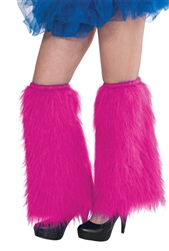 Pink Plush Leg Warmers