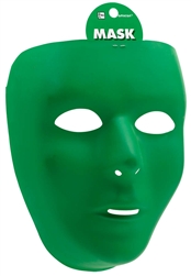 Green Full Face Mask | Party Supplies