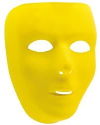 Yellow Full Face Mask | Party Supplies