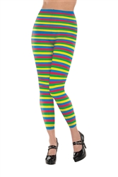 Rainbow Footless Tights | Party Supplies