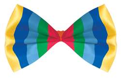 Rainbow Bow Tie | Party Supplies