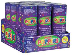 Party Poppers Confetti - 4" | Party Supplies