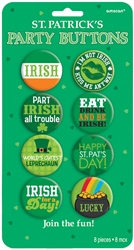 St. Patrick's Day Party Buttons | party supplies