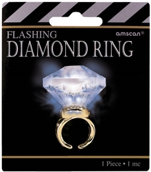 Hollywood Mega Carat Diamond Ring | Party Supplies