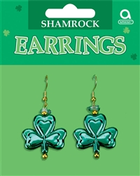 Shamrock Dangling Earrings | party supplies