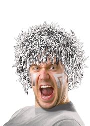 Silver Fun Wig | Party Supplies