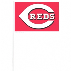 Cincinnati Reds Plastic Flags | Party Supplies