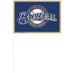 Milwaukee Brewers Plastic Flags | Party Supplies