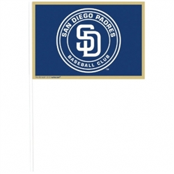 San Diego Padres Plastic Flags | Party Supplies