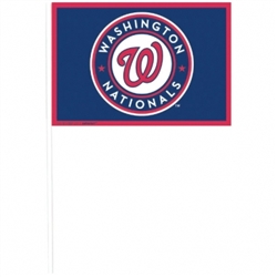 Washington Nationals Plastic Flags | Party Supplies