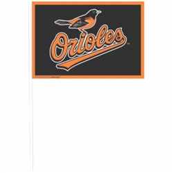 Baltimore Orioles Plastic Flags | Party Supplies