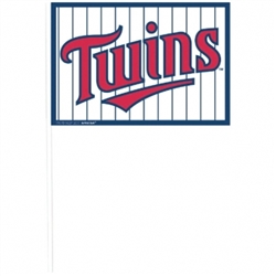 Minnesota Twins Plastic Flags | Party Supplies