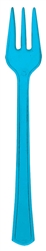 Caribbean Blue 4" Mini Forks | Party Supplies