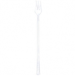 Mini Long Forks - Clear | Party Supplies