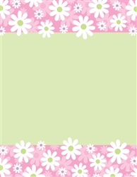 Daisy Stripe Laser Sheets | Party Supplies