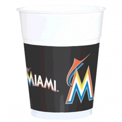 Miami Marlins Plastic Cups | Party Supplies