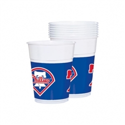 Philadelphia Phillies Plastic Cups | Party Supplies