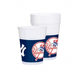New York Yankees Plastic Cups | Party Supplies