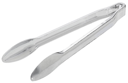 Silver Plastic 12" Tongs | Party Supplies