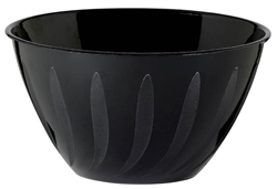 Swirl Bowl - Black 24 oz. | Party Supplies