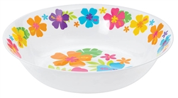 Hibiscus White Bowls | Luau Party Supplies