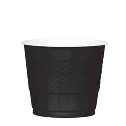 Jet Black Cups, 9 oz 20 ct | Party Supplies