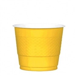Yellow Sunshine 9 oz. Plastic Cups - 20ct | Party Cups