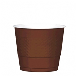 Chocolate Brown 9 oz Plastic Cups - 20ct. | Party Supplies