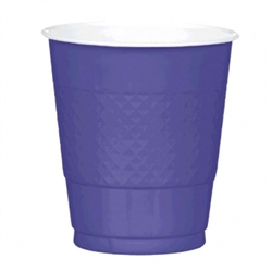 New Purple 12 oz. Plastic Cups  - 20ct | Party Supplies