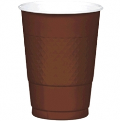 Chocolate Brown 16 oz Plastic Cups - 20ct. | Party Supplies