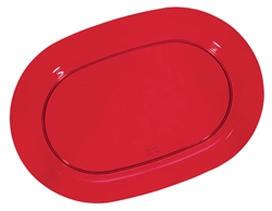 Red Oval Platter | Party Supplies