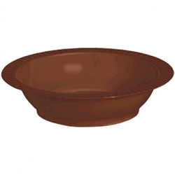 Chocolate Brown 12 oz Premium Plastic Bowls - 24ct. | Party Supplies