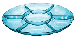 Blue 16" Chip & Dip Tray | Party Supplies