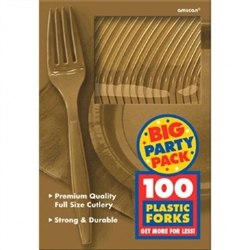 Gold Forks - 100ct. | Party Supplies