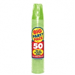 Kiwi Big Party Packs 16 oz. Cups | Party Supplies
