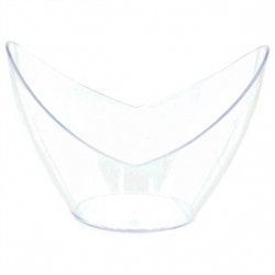 Clear Plastic Mini Oval Bowls | Party Supplies