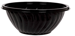 Bowl - Jet Black 2.5 Qts | Party Supplies