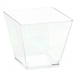 Clear Mini Plastic Cube | Party Supplies
