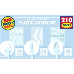 Clear Value Window Box Cutlery Set, 210ct | Party Supplies