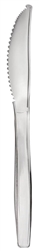 High Count Boxed Silver Plastic Knives - 100ct. | Party Supplies