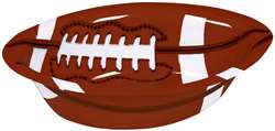 Football Plastic Bowl - 6-1/2" | Party Supplies