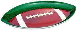 Football Shaped Plastic Platter | Party Supplies