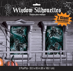 Cemetery Window Silhouettes | Party Supplies