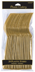 Gold Forks - 20ct. | Party Supplies
