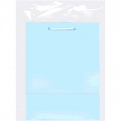 Light Blue Jumbo Solid Glossy Bags | Party Supplies