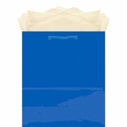 Royal Blue Glossy Paper Bag - Jumbo Size | Party Supplies