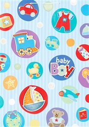 Baby Things Blue Giant Specialty Bags | Party Supplies